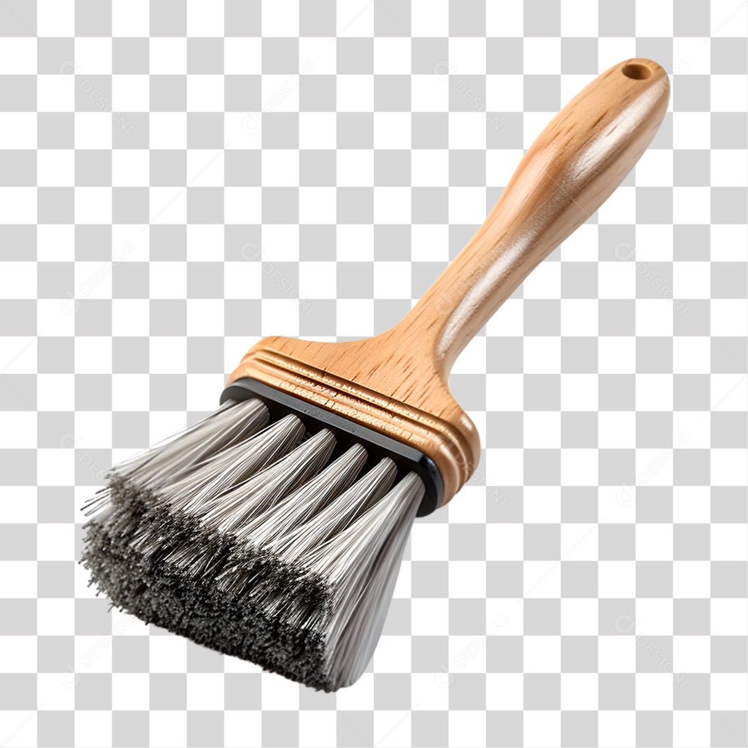 Pincel de Madeira PNG Transparente