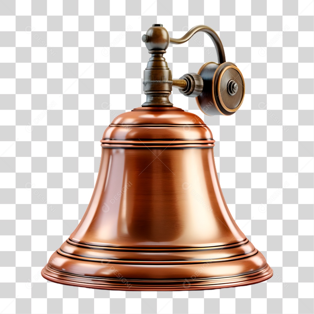 Sino Dourado PNG Transparente