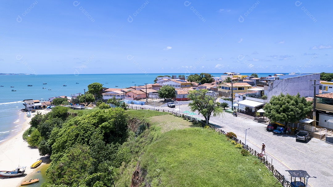 Beira mar na praia Bahia Formosa