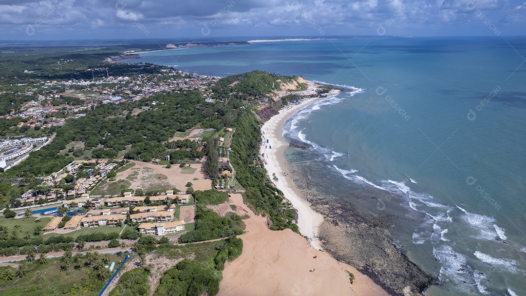 Vista aérea do Chapadão em Tibau do Sul Rio Grande do Norte