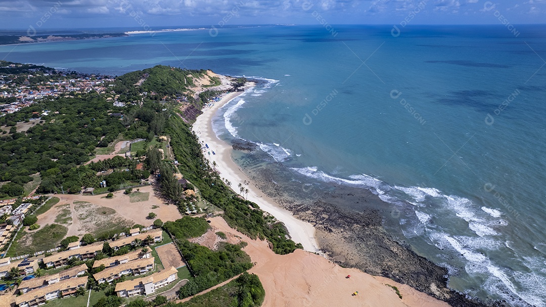 Praia de Chapadão visão aérea