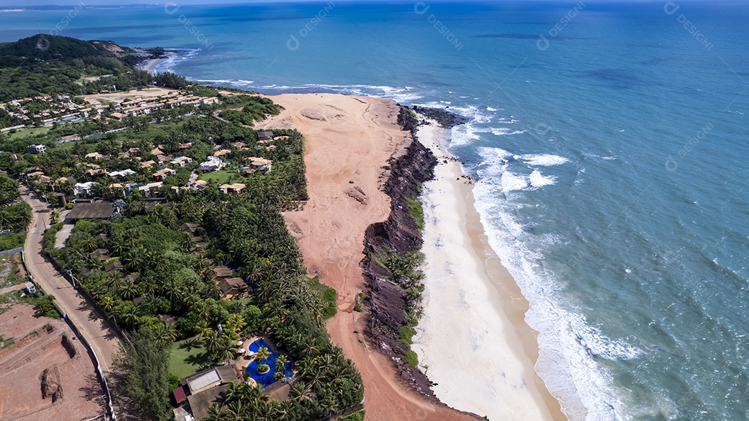 Vista aérea do Chapadão em Tibau do Sul Rio Grande do Norte