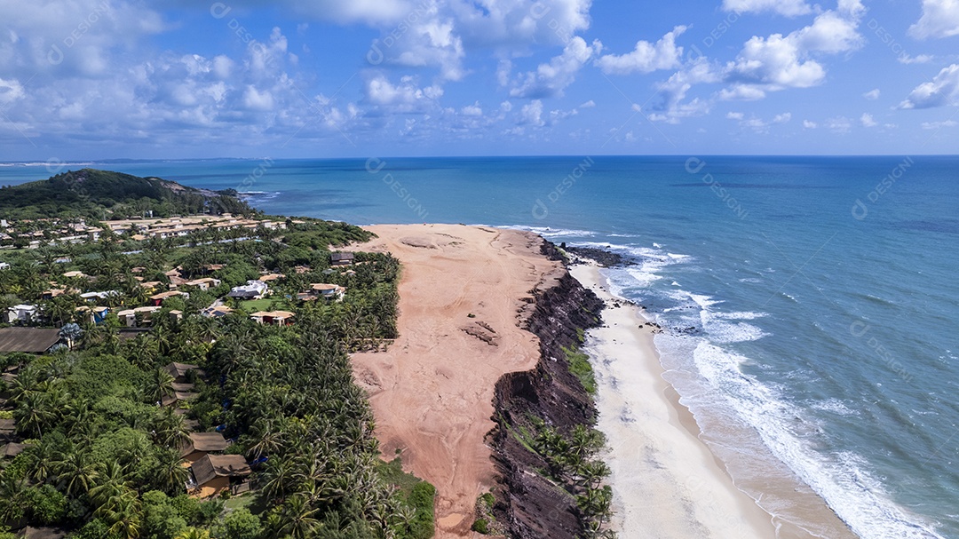 Vista aérea do Chapadão em Tibau do Sul Rio Grande do Norte