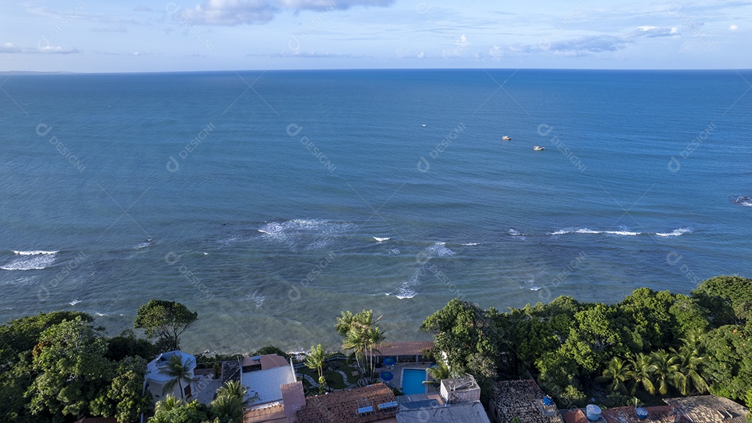 Vista aérea da praia de Pipa em Tibau Rio Grande do Norte