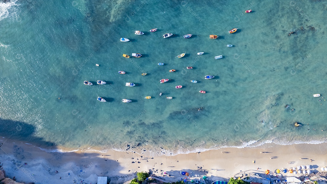 Vista perfeita sobre praia de Pipa Tibau do Sul