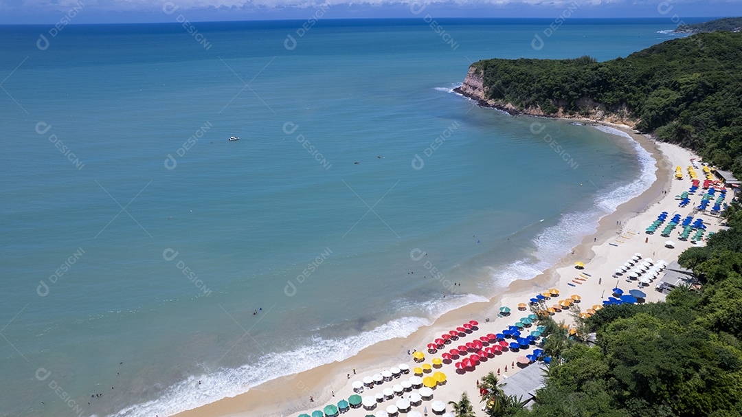 Praia linda de Madeiro em Pipa Natal