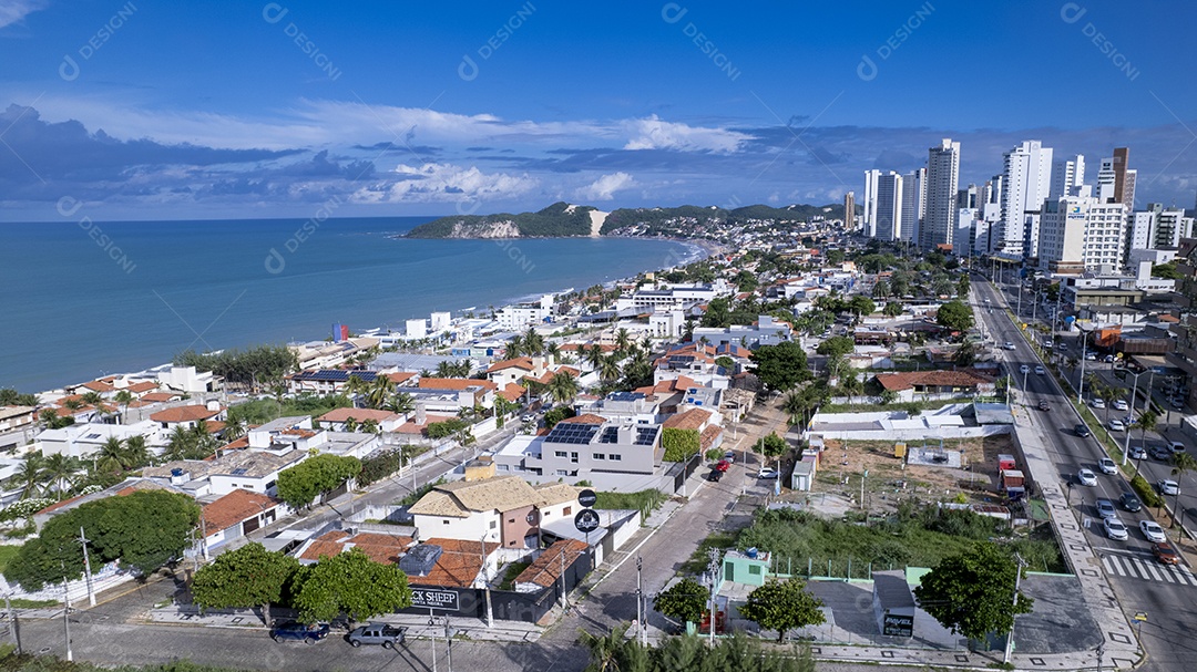 Praia de ponta negra e morro do careca em Natal