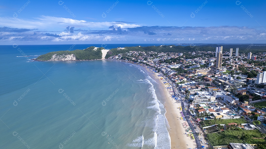 Praia ponta Negra e morro do careca em Natal