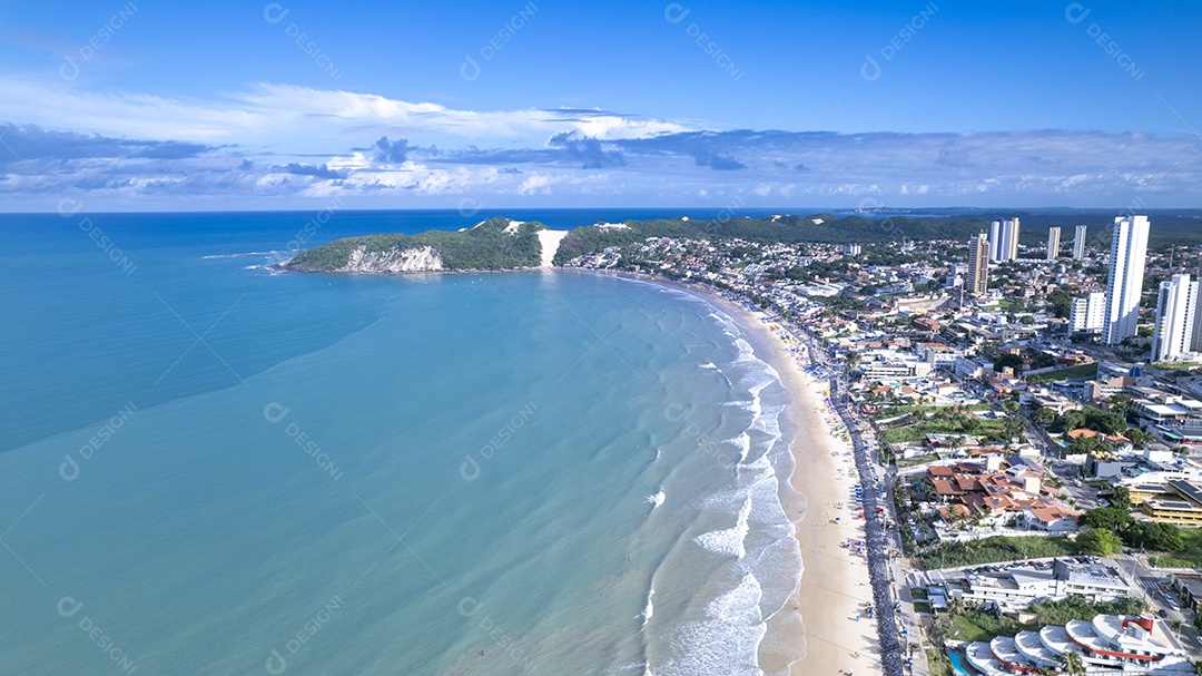 Morro do careca e praia da ponta negra Natal Brasil