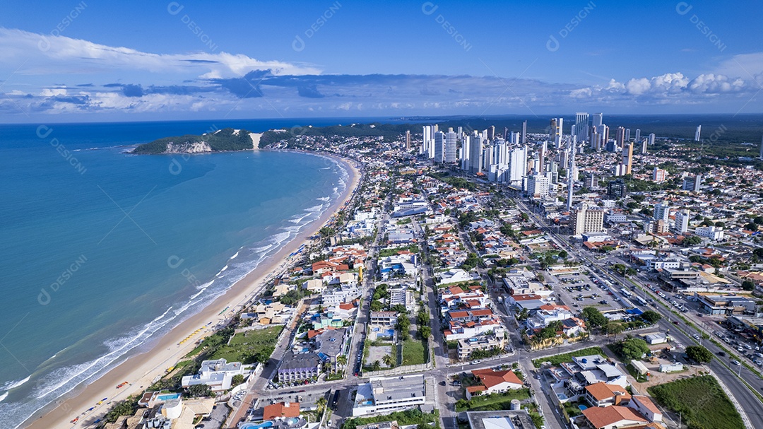 Morro do careca e praia da ponta negra Natal Brasil