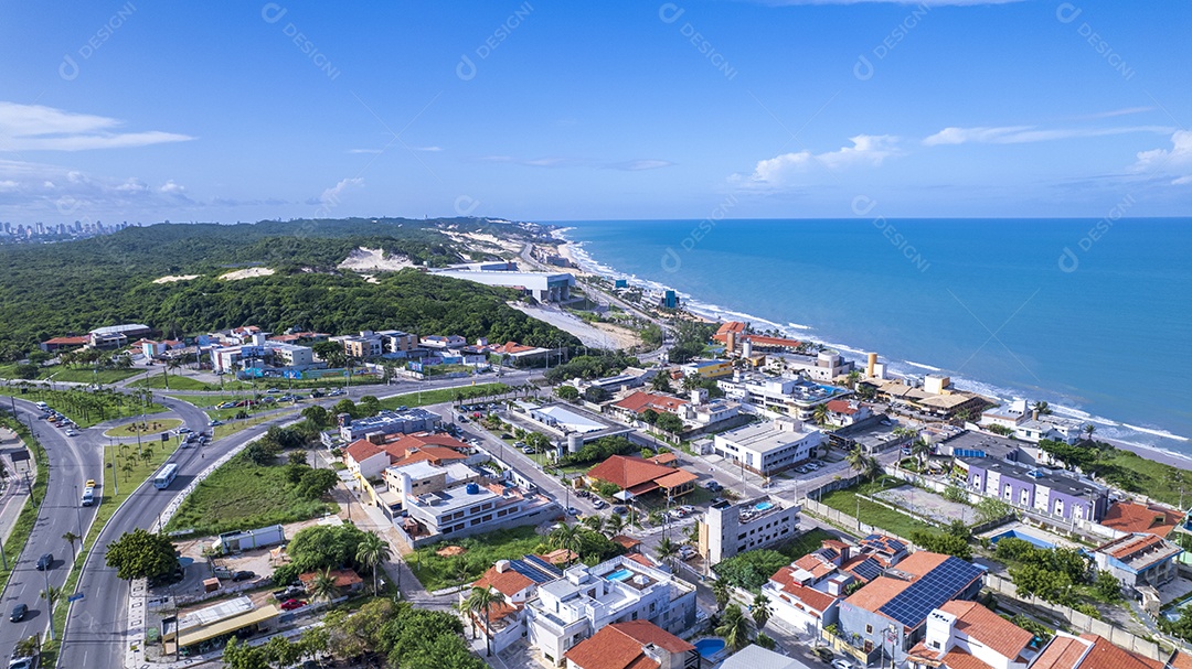 Morro do careca e praia Natal Brasil