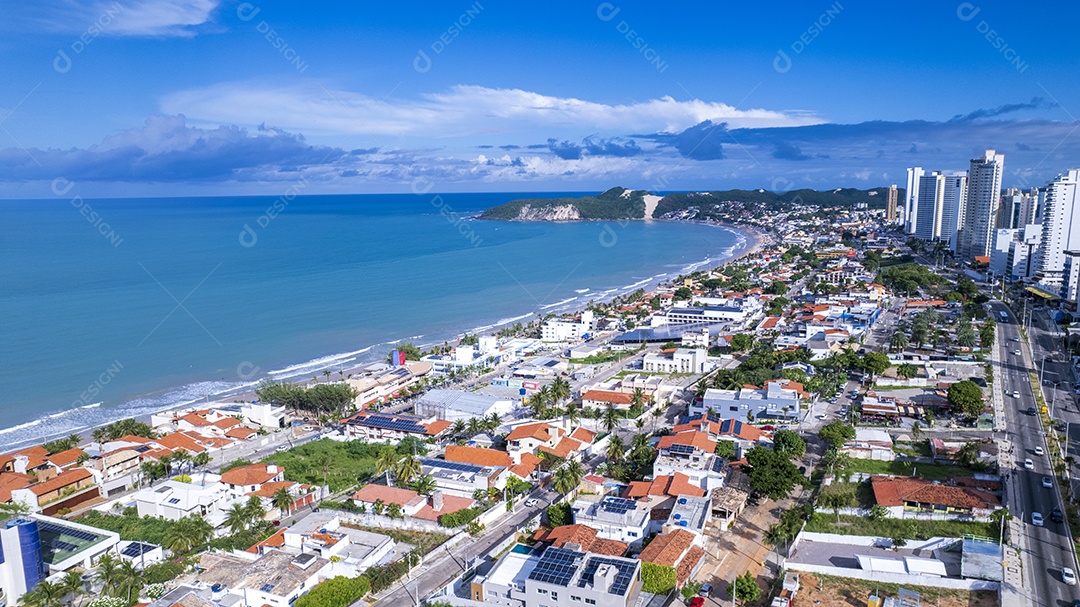 Praia e cidade linda Morro do Careca Natal