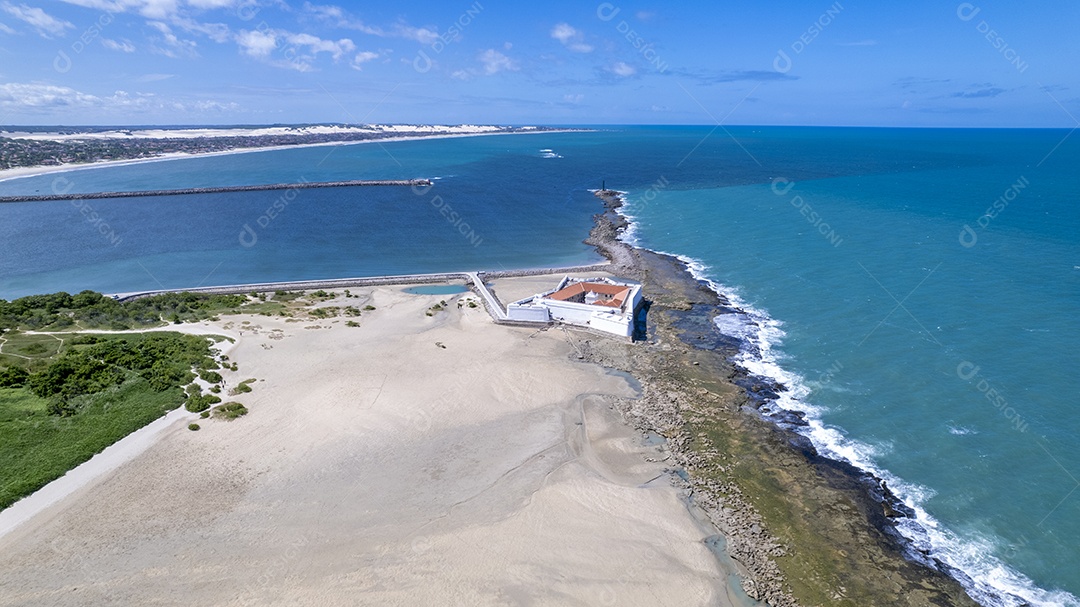 Vista aérea de Forte Reis dos Magos