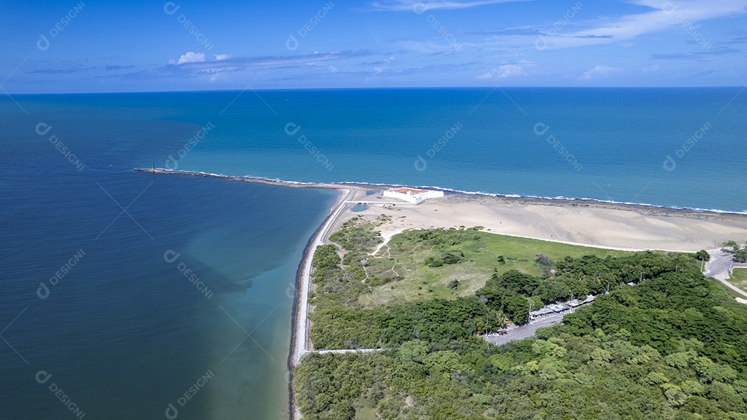 Vista aérea de Forte Reis dos Magos
