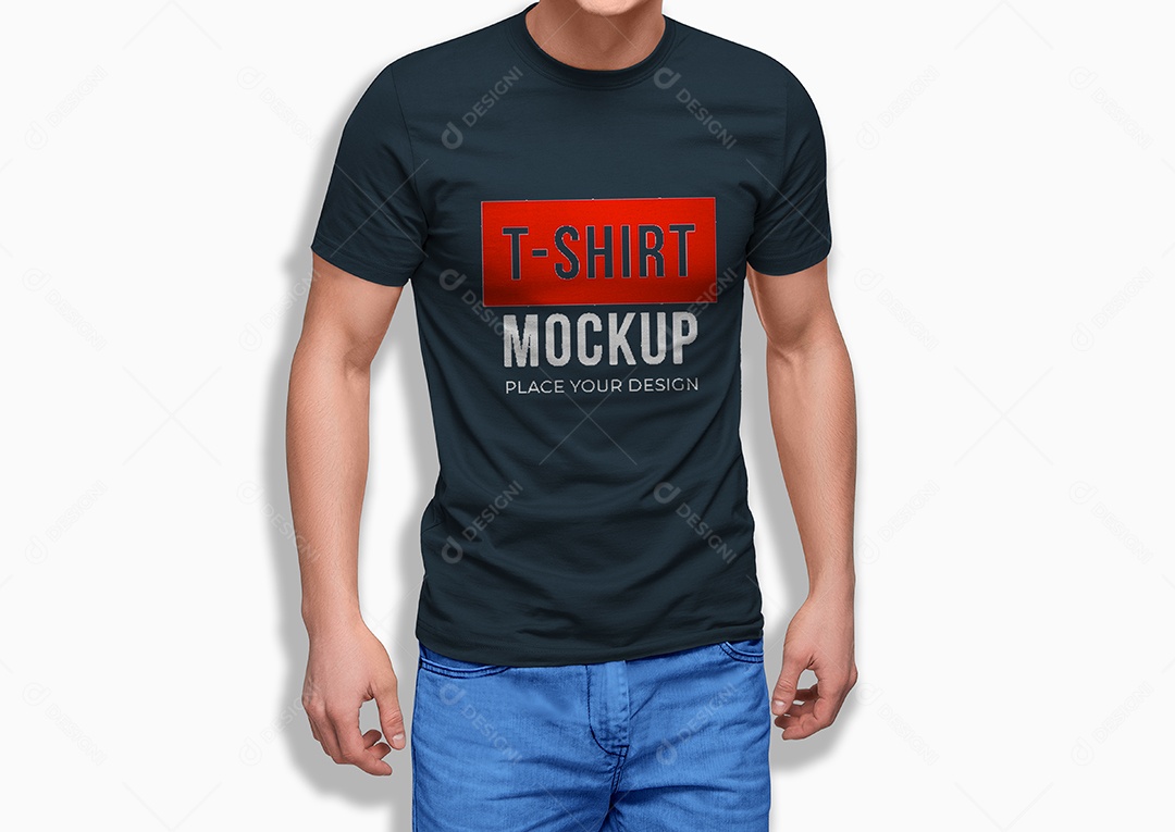 Camiseta Preta Mockup PSD