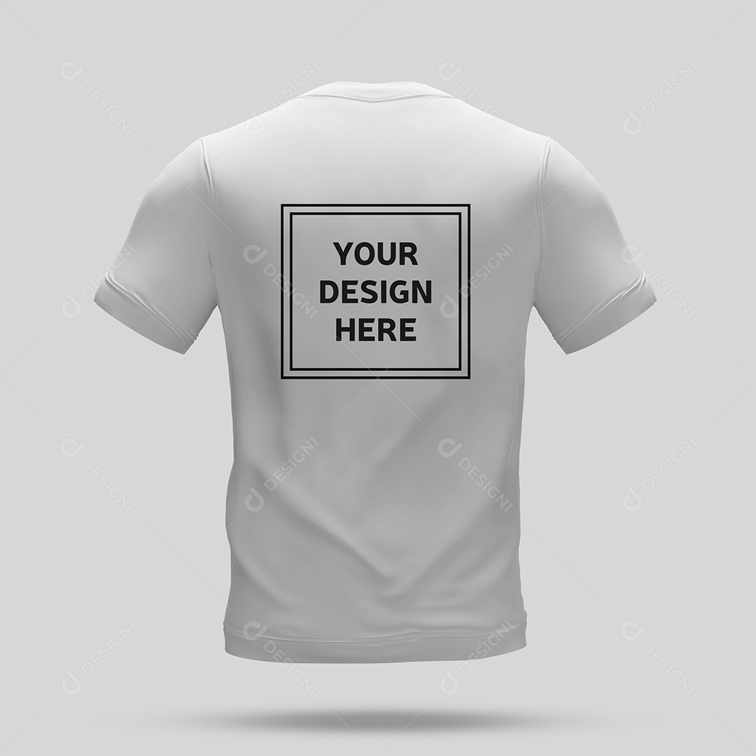 Camiseta Branca Mockup PSD
