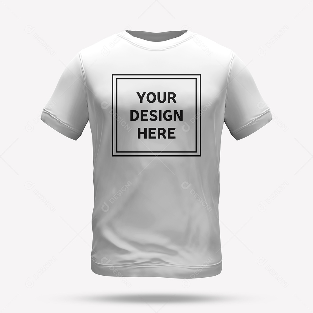 Camiseta Branca Mockup PSD