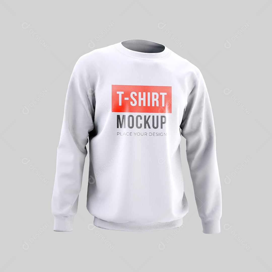 Moletom Branco Mockup PSD
