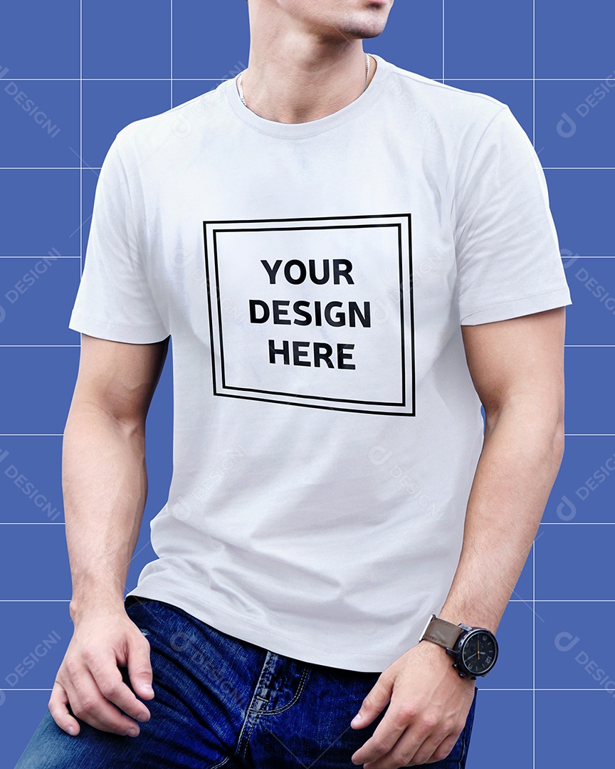 Camiseta Branca T Shirt Markup PSD