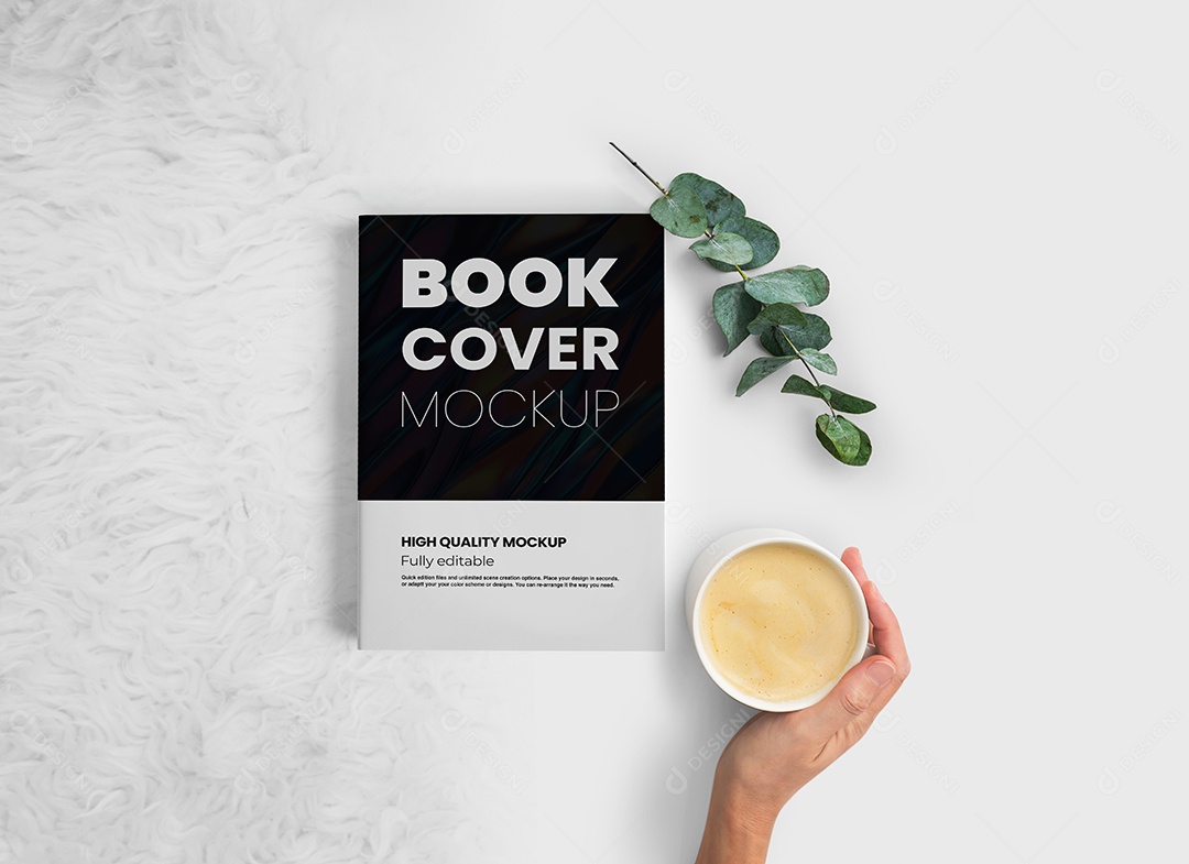 Capa de Livro Mockup PSD