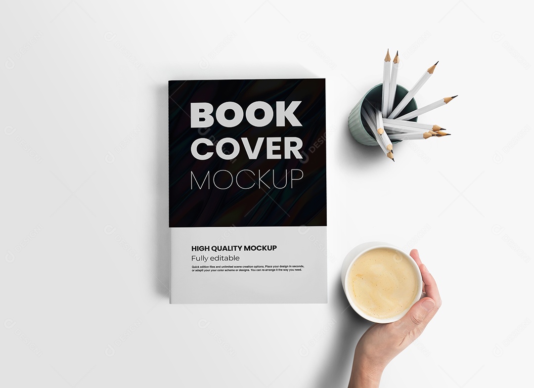 Capa de Livro Mockup PSD