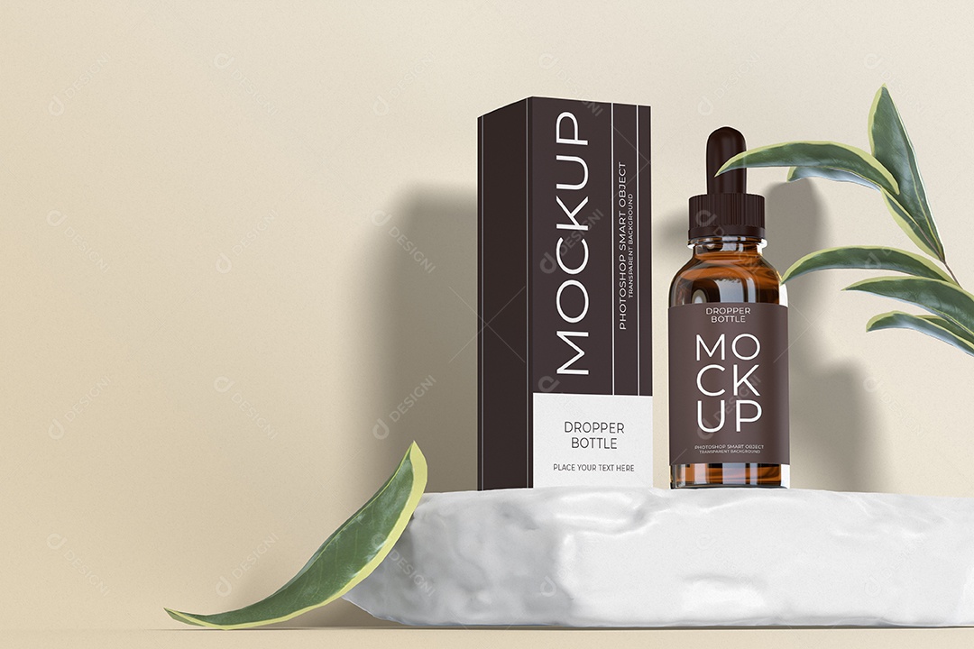 Frasco de Vidro com Conta Gotas PSD