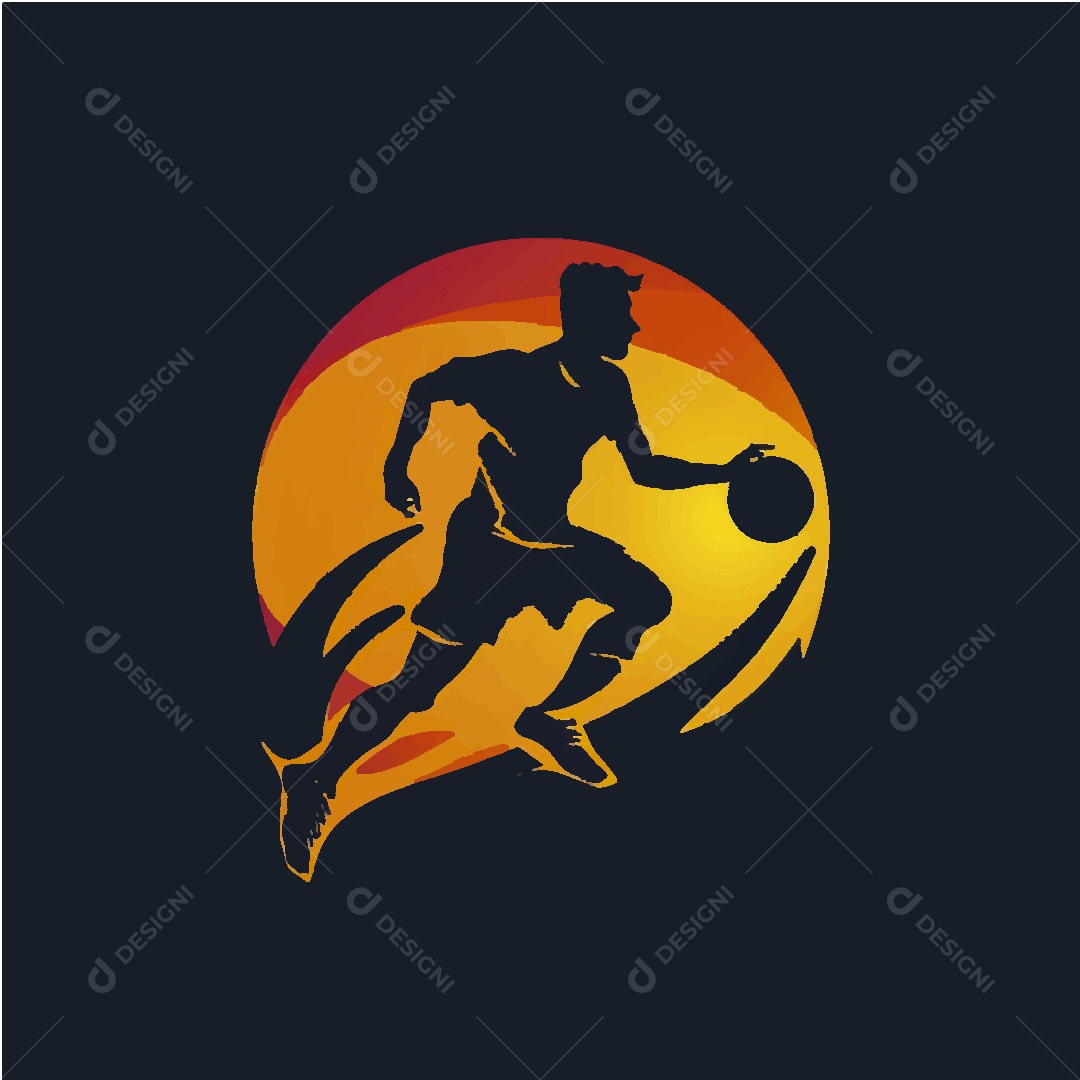 Modelo de Logo de Esporte Vetor EPS