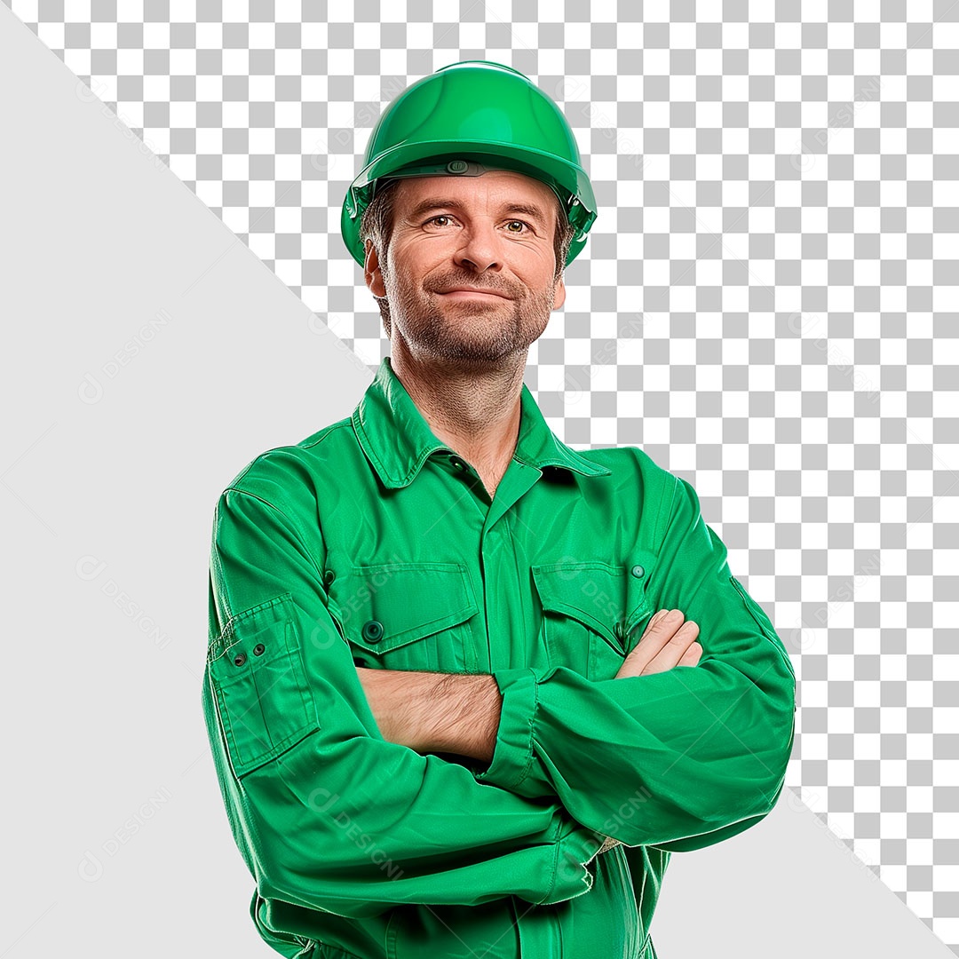 Segurança do Trabalho Elemento 3D para Composição PSD