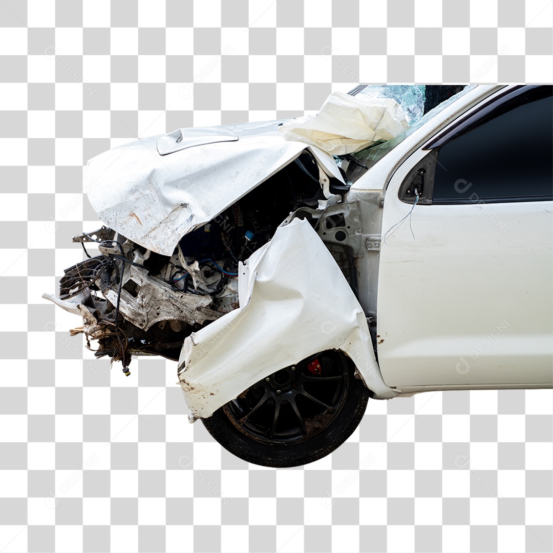 Carros Batidos Funilaria PNG Transparente