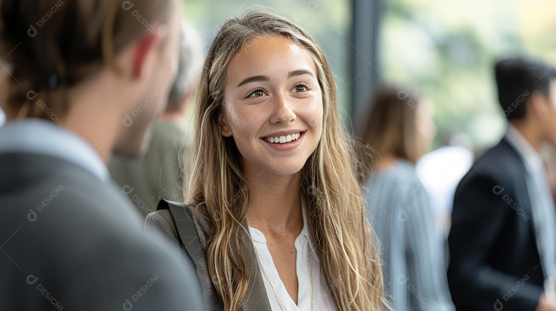 Reunião em conferencia de tecnologia cientifica pessoas debatendo