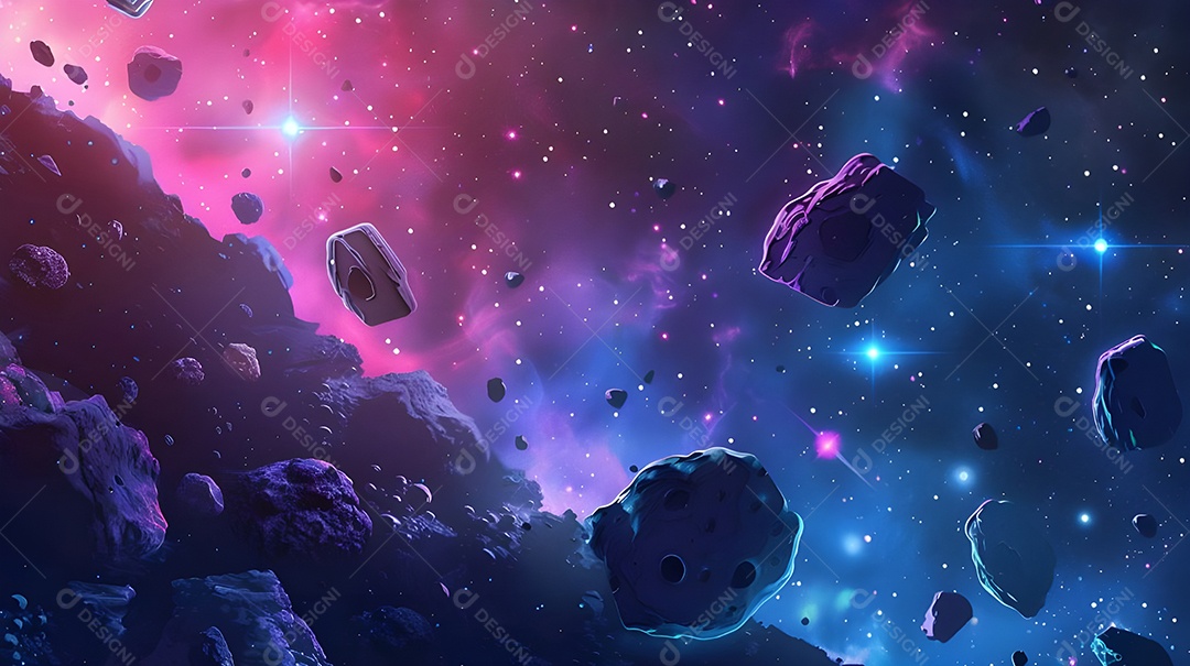 Cometas com aurora boreal linda imagem