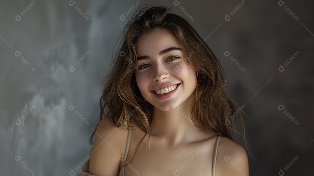 Linda menina de cabelos claros