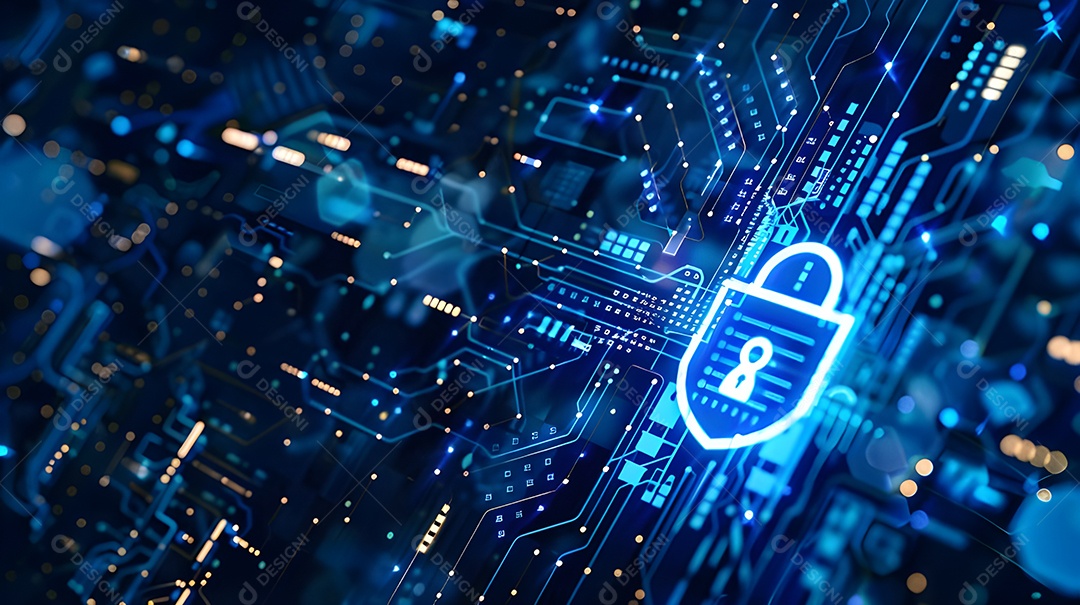 Fundo tecnologico de um circuito digital seguro