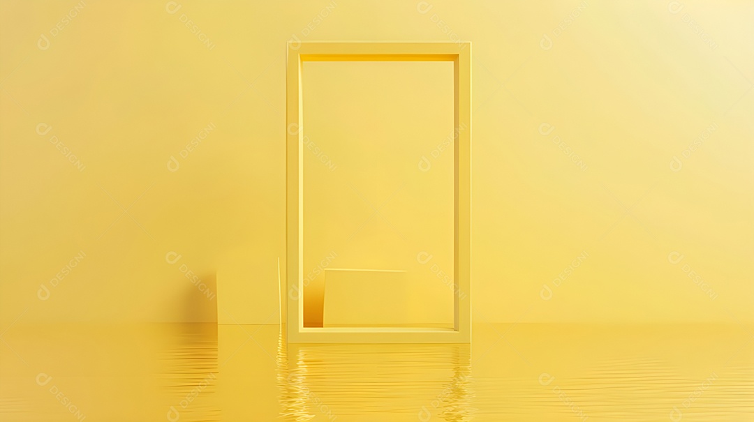 Moldura sobre a água