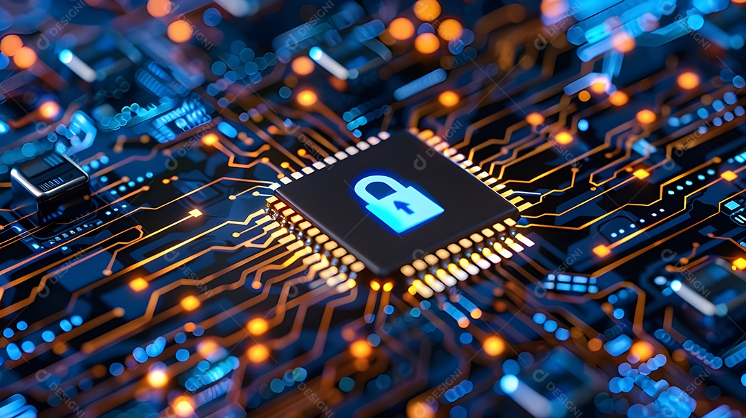 Placa mãe com segurança cibernética