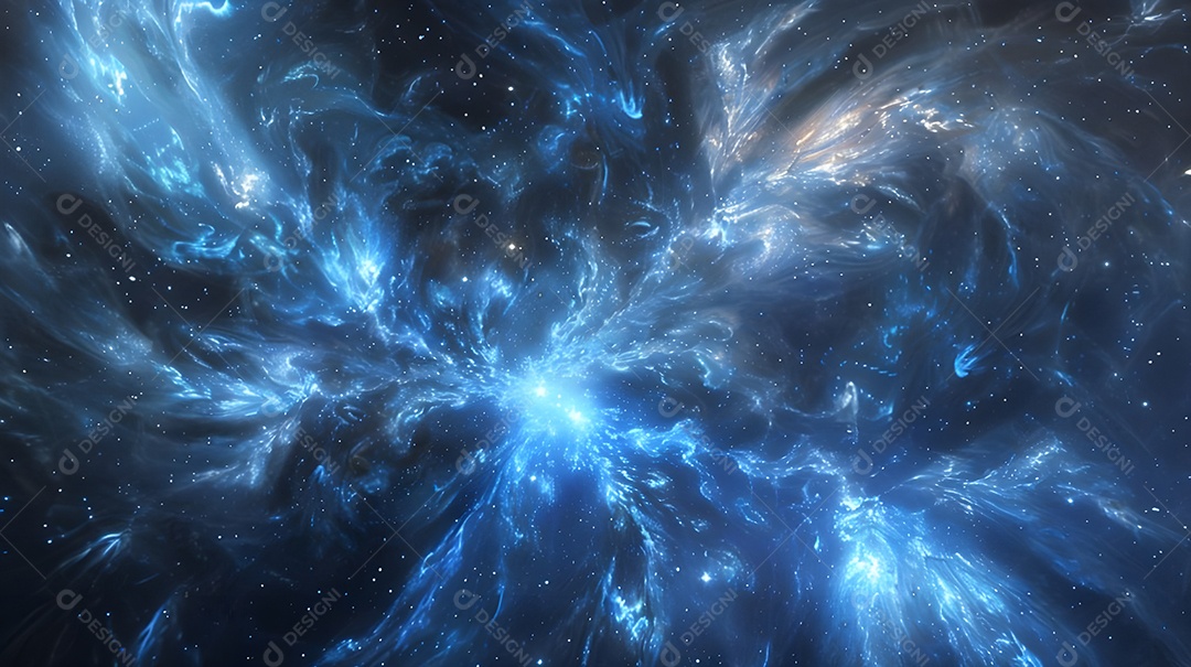 Céu noturno com aurora boreal