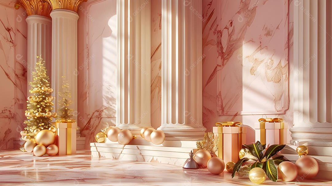 Decoração linda natalina