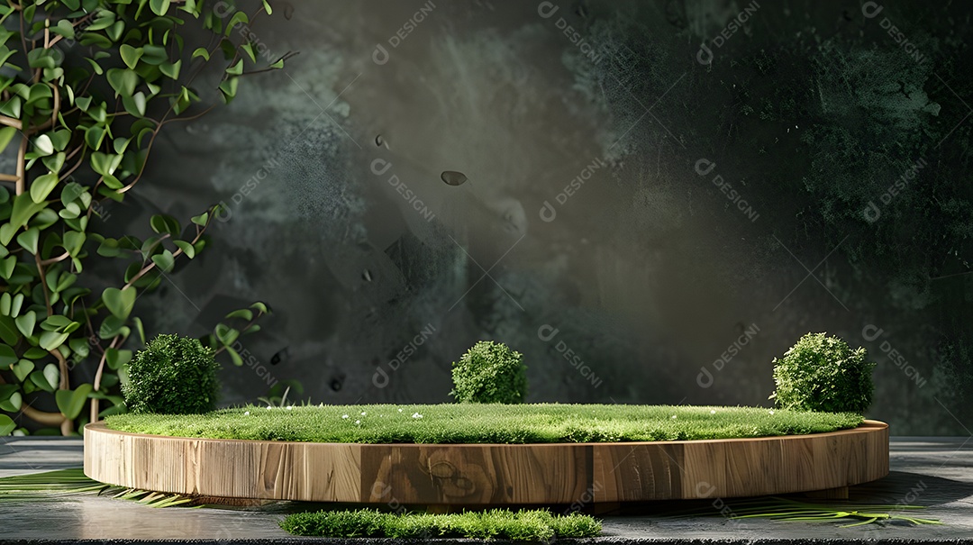 Um lindo jardim botânico