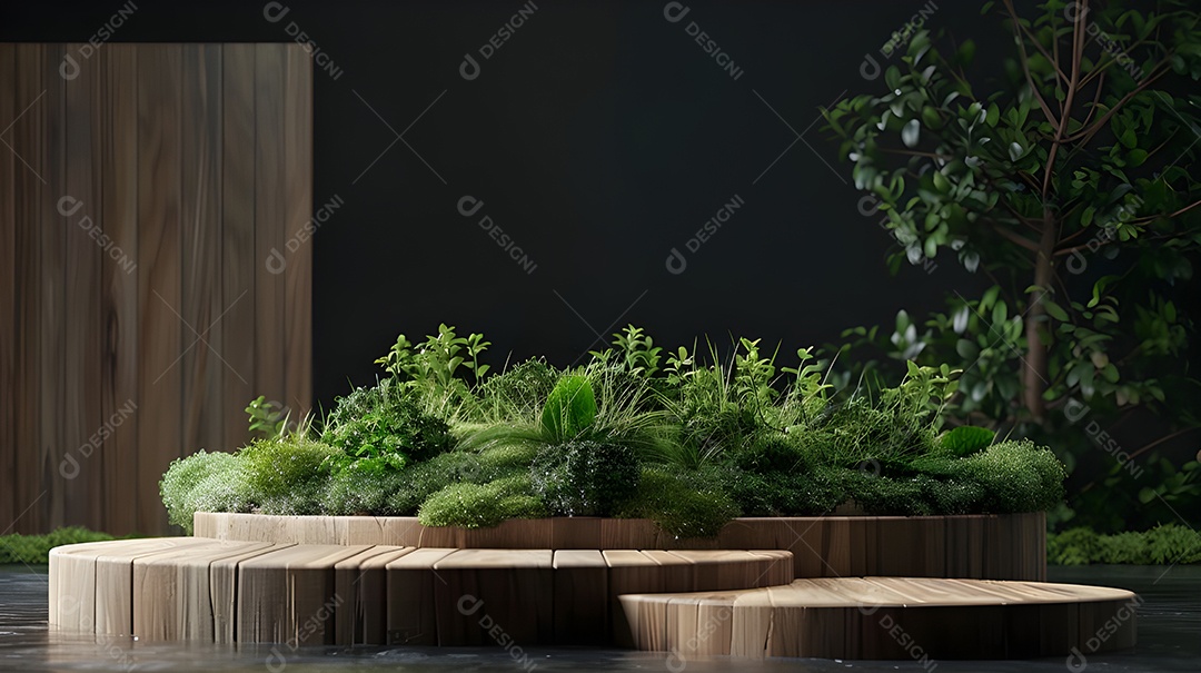 Um lindo jardiim botânico