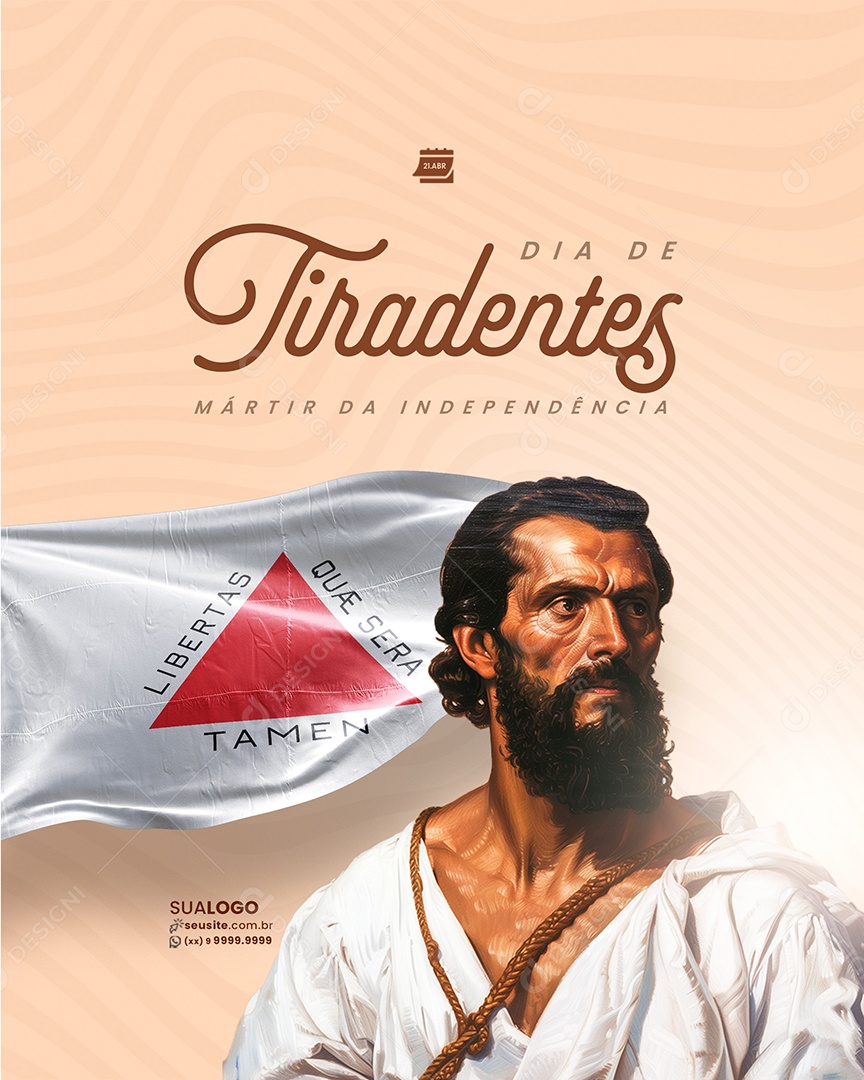 Social Media Dia de Tiradentes Mártir da Independência Social Media PSD Editável