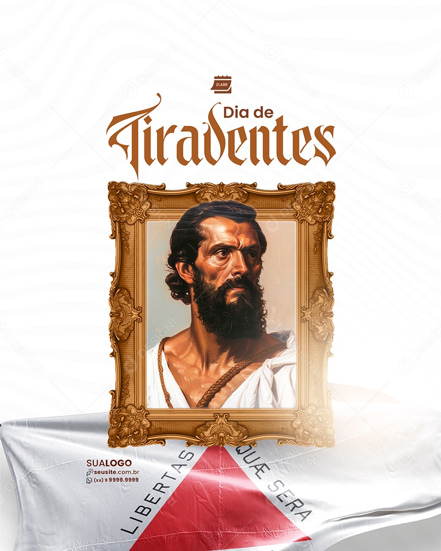 Social Media Dia de Tiradentes Bravura Social Media PSD Editável