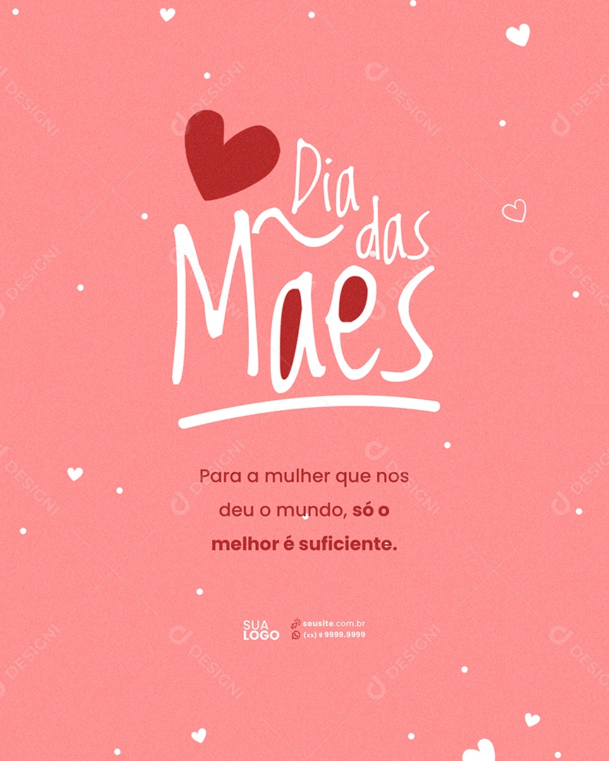 Social Media Dia das Mães Mulher Que Nos Deu o Mundo PSD Editável