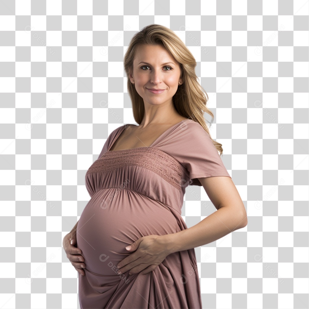 Mulher Gravida Gestante PNG Transparente