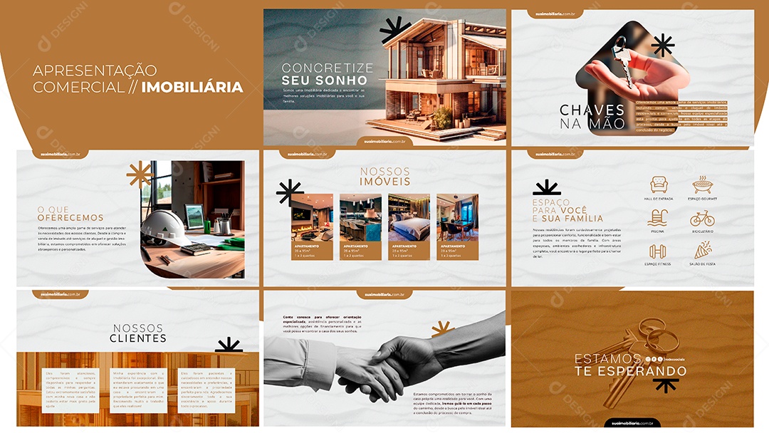 Apresentação Comercial Imobiliária PSD Editável