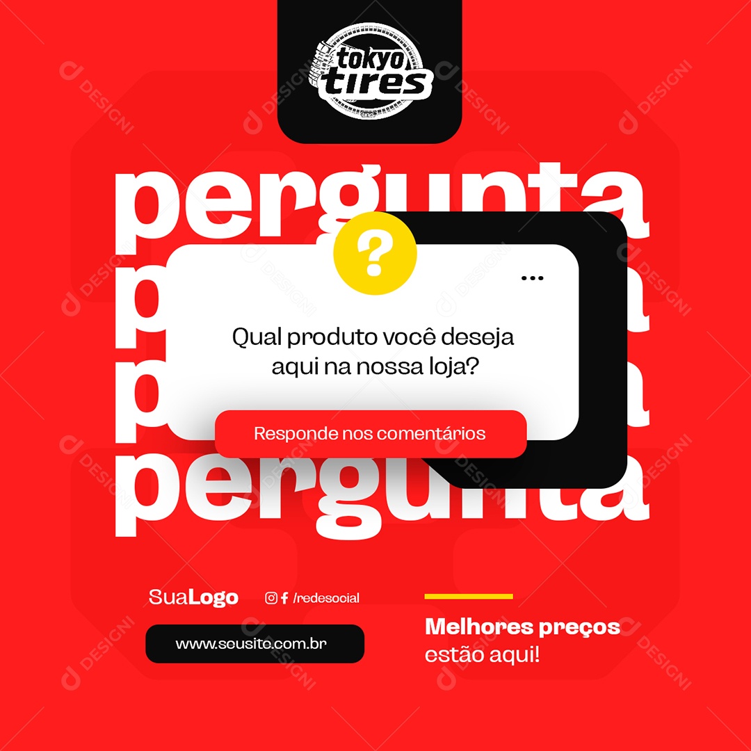 Acessórios de Carro Saldão de Ofertas Qual Produto Você Deseja Social Media PSD Editável