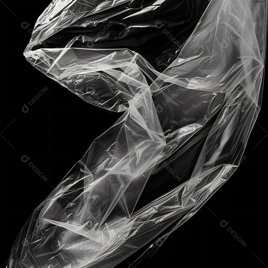 Saco Plástico sobre fundo isolado