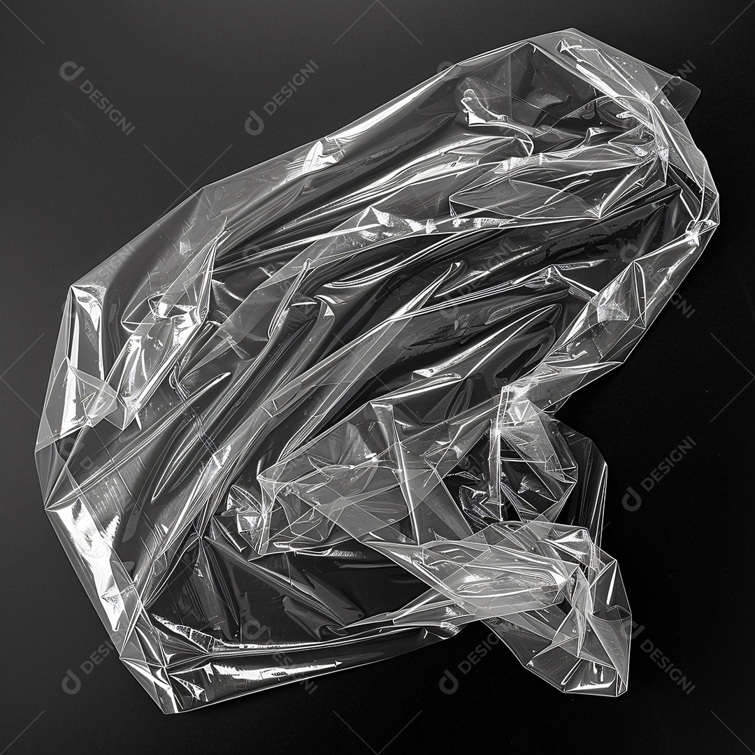 Saco Plástico sobre fundo isolado