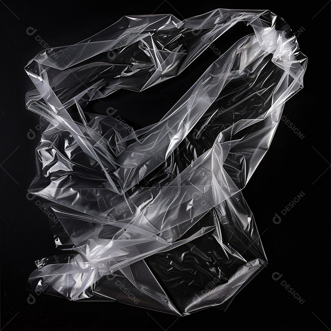 Saco Plástico sobre fundo isolado