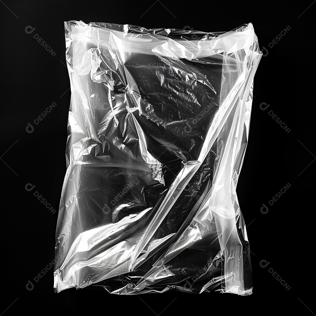 Saco Plástico sobre fundo isolado