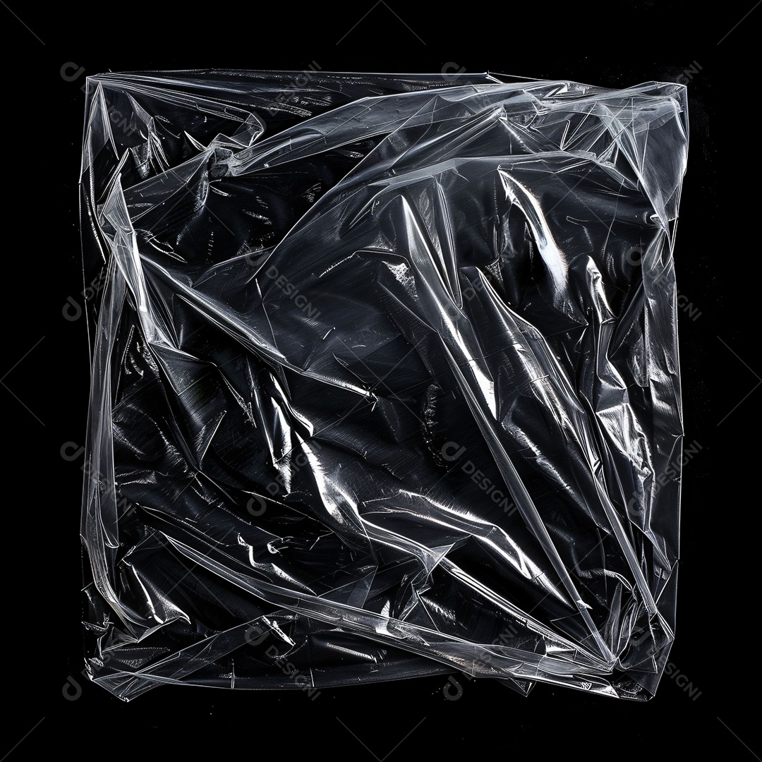 Saco Plástico sobre fundo isolado